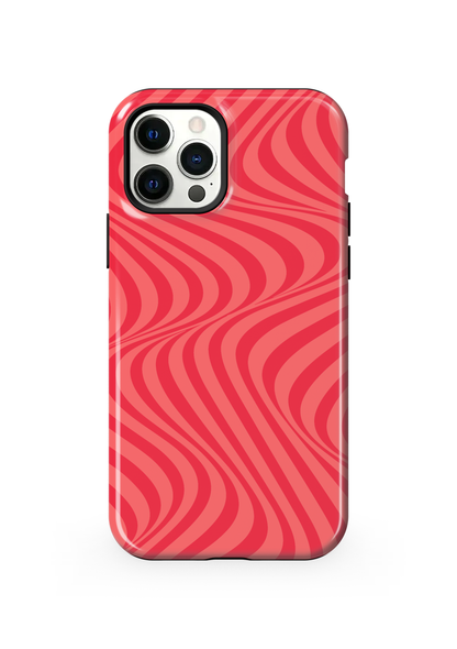 Vermillion Swirls Phone Case