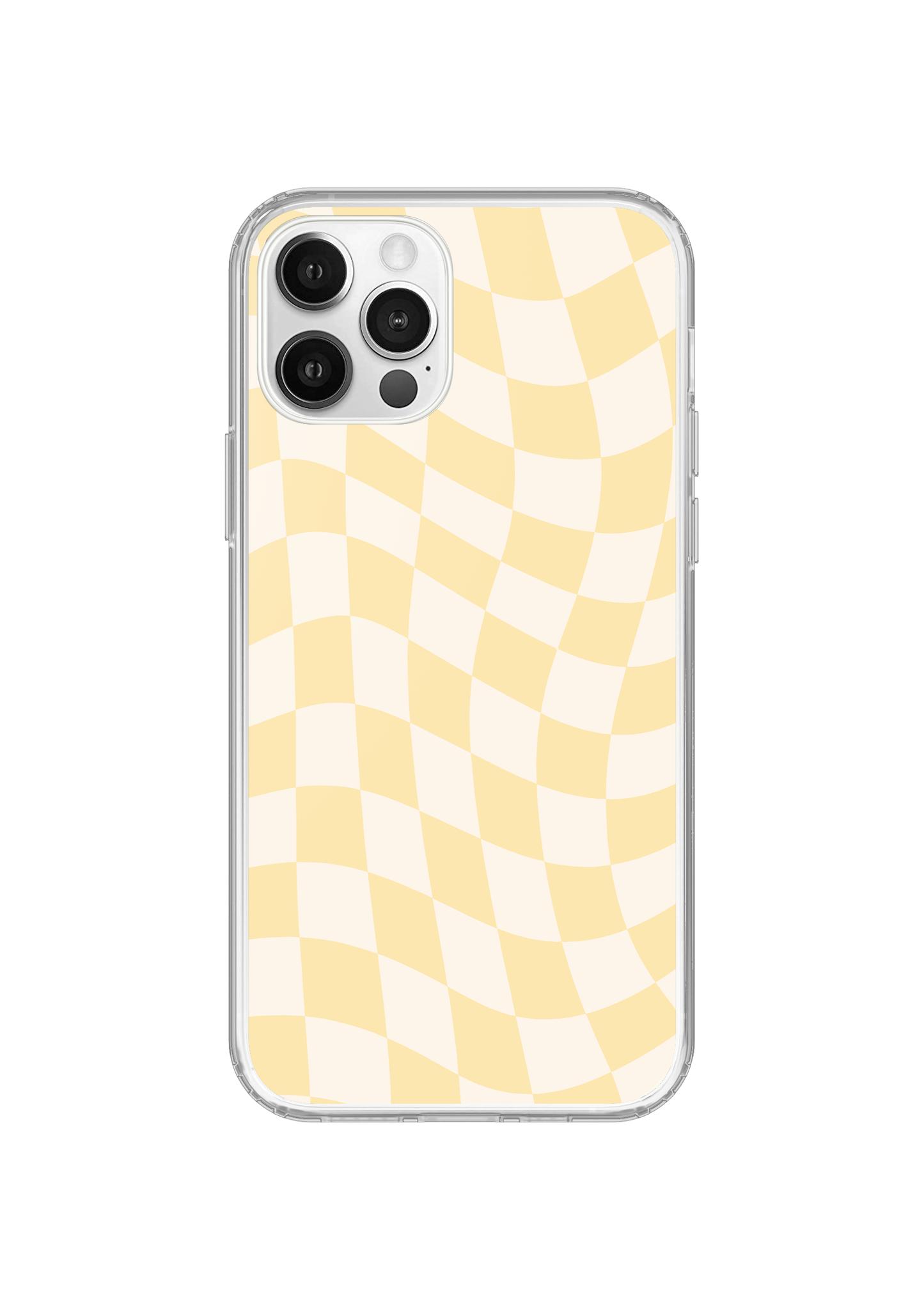 Banana Whispers Wavy Checkers II Clear Case Insert