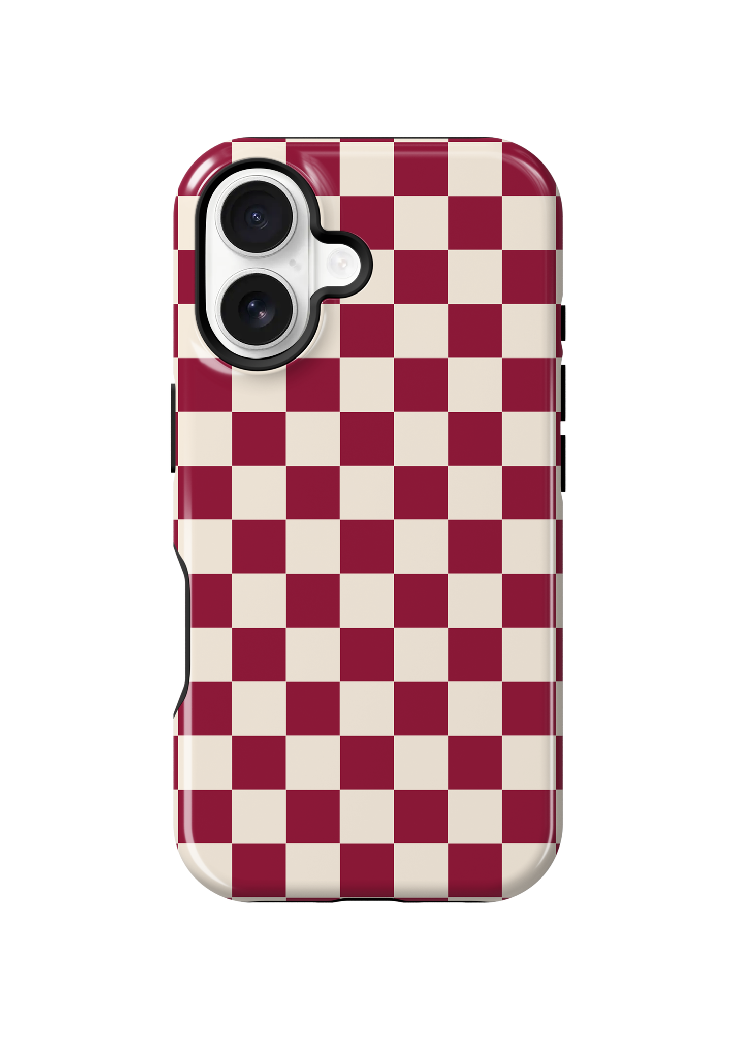 Black Cherry Checkers II Phone Case