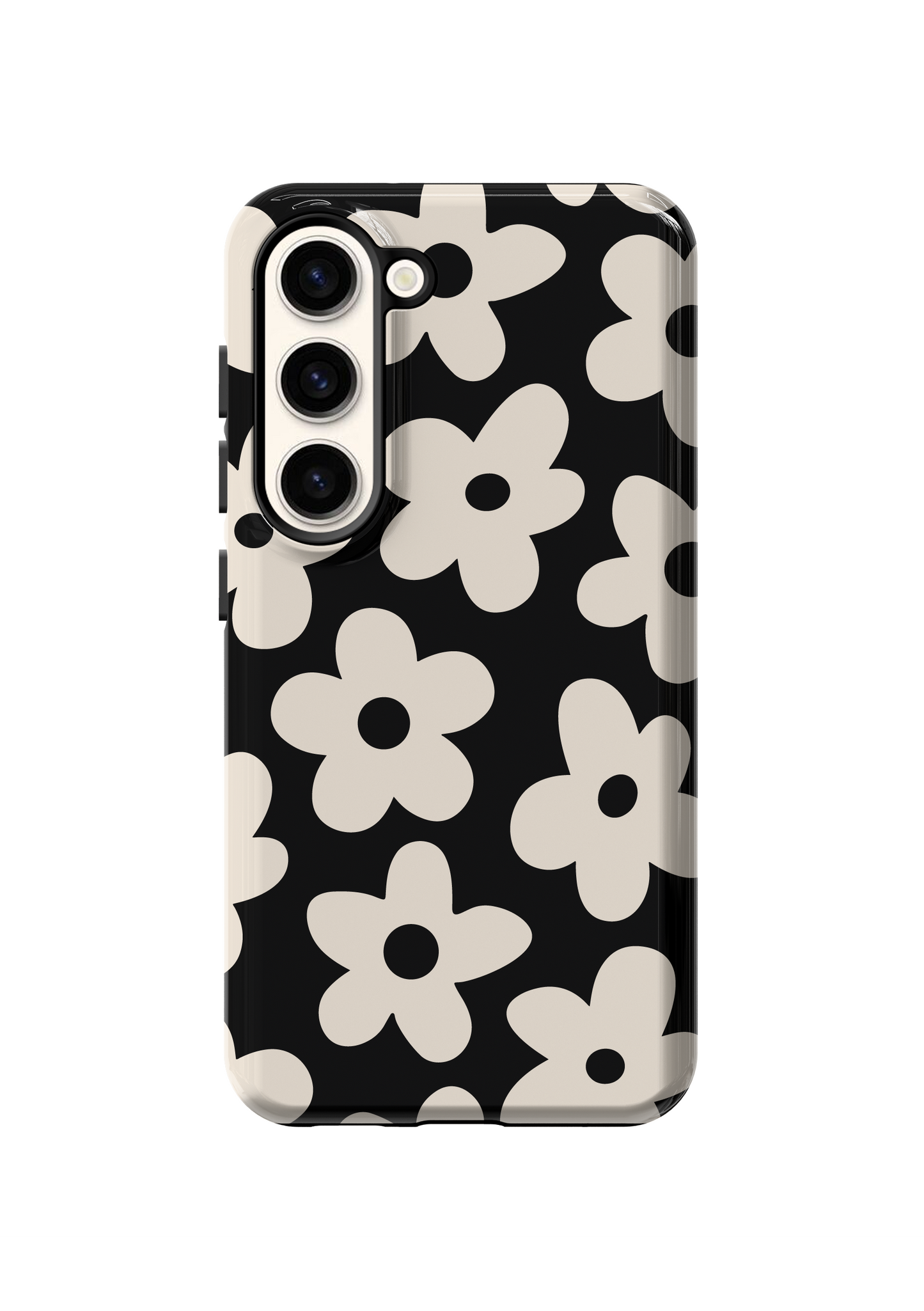 Onyx Big Blooms Phone Case