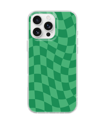 Emerald City Wavy Checkers Clear Case Insert