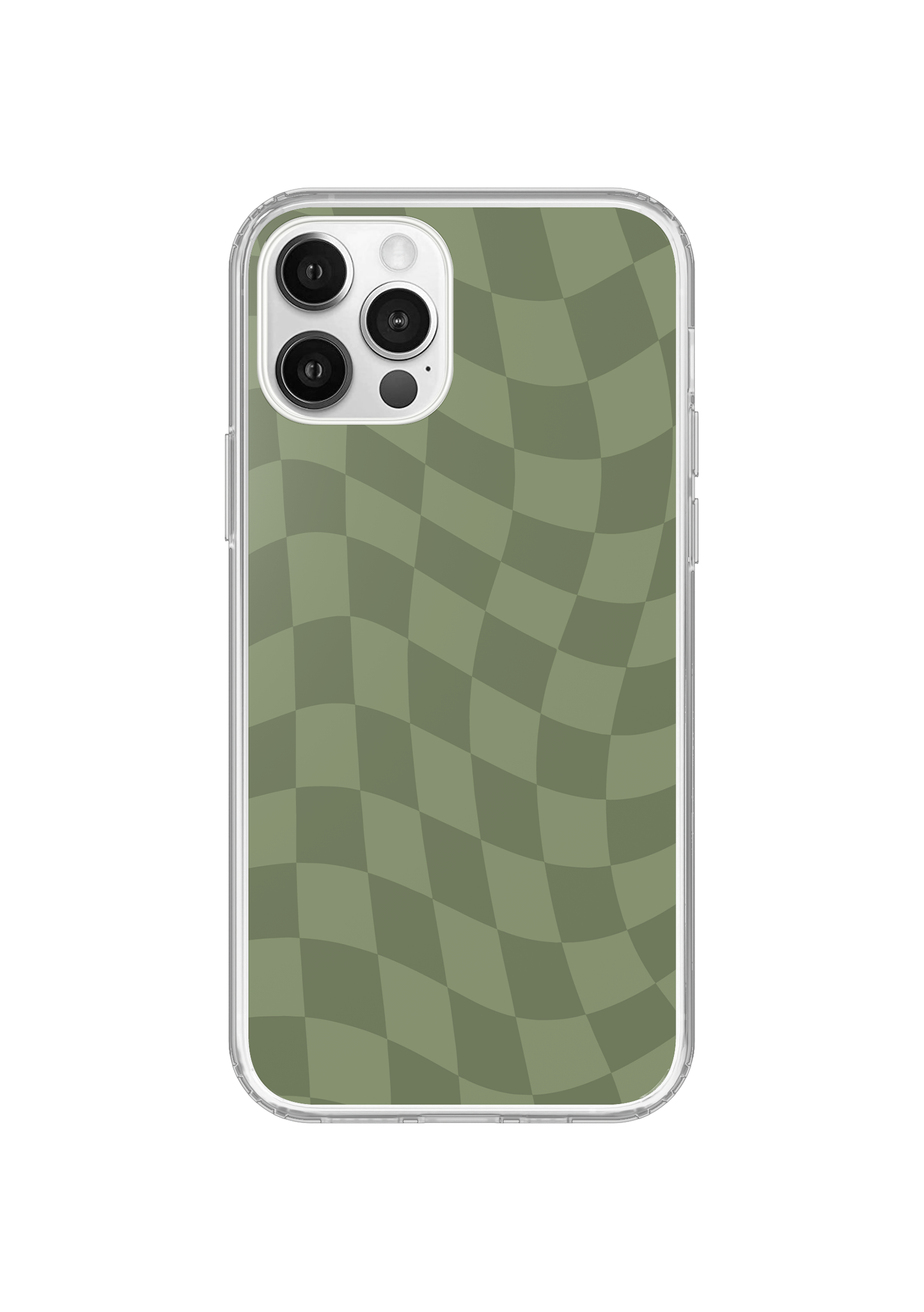 Moss Wavy Checkers Clear Case Insert