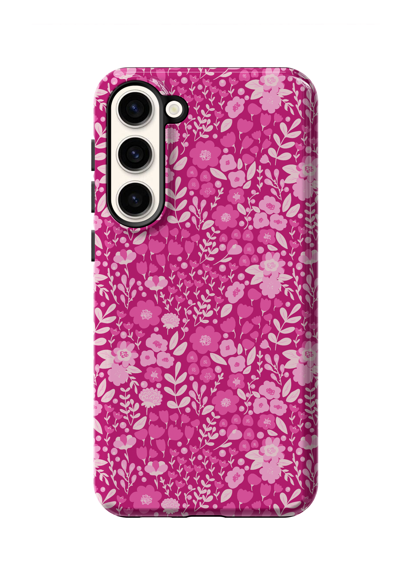 Berry Blossoms (Dark) Phone Case