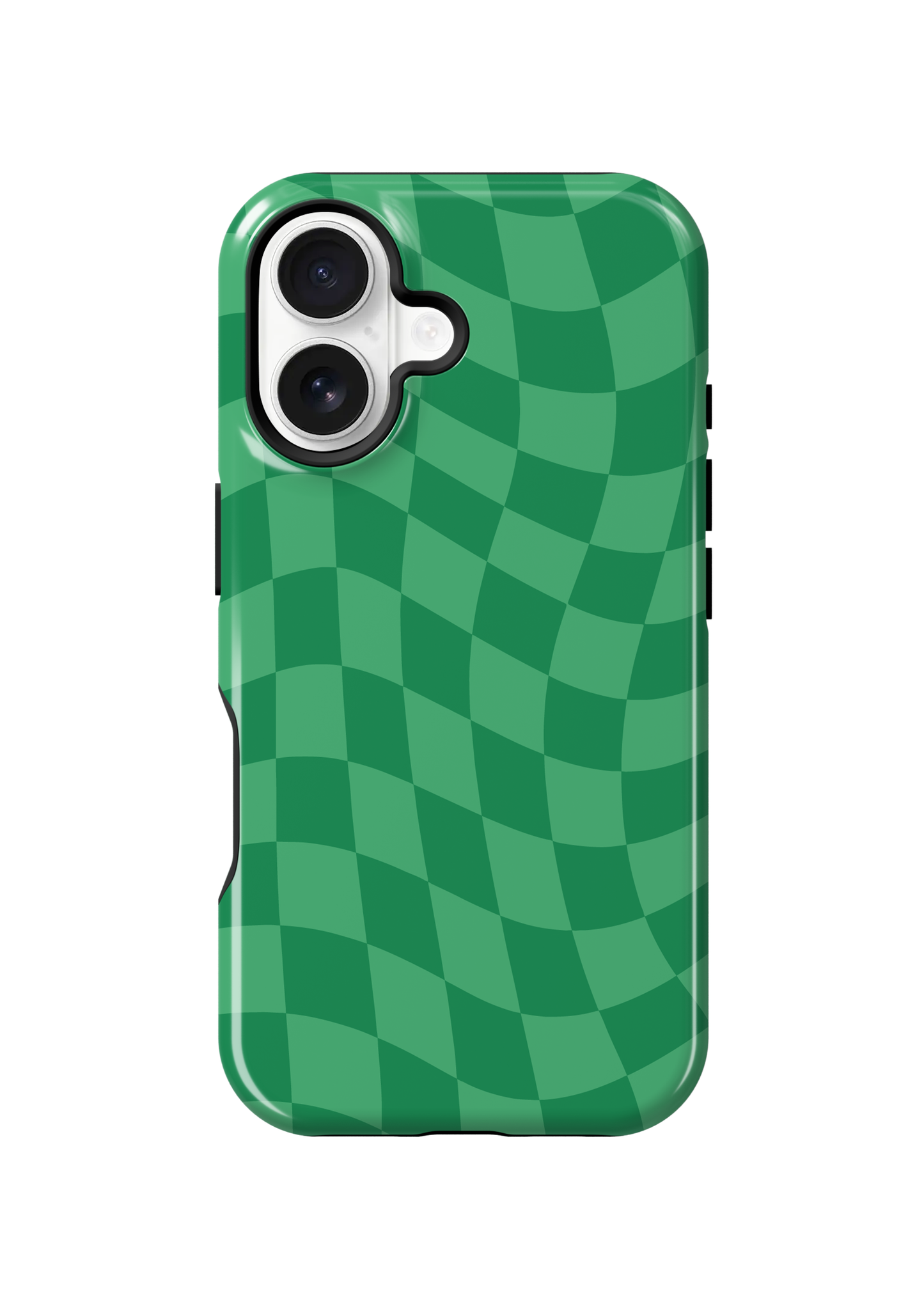 Emerald City Wavy Checkers Phone Case