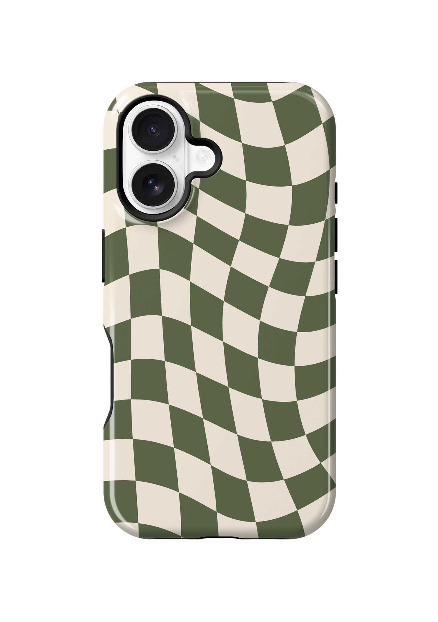 Moss Wavy Checkers II Phone Case