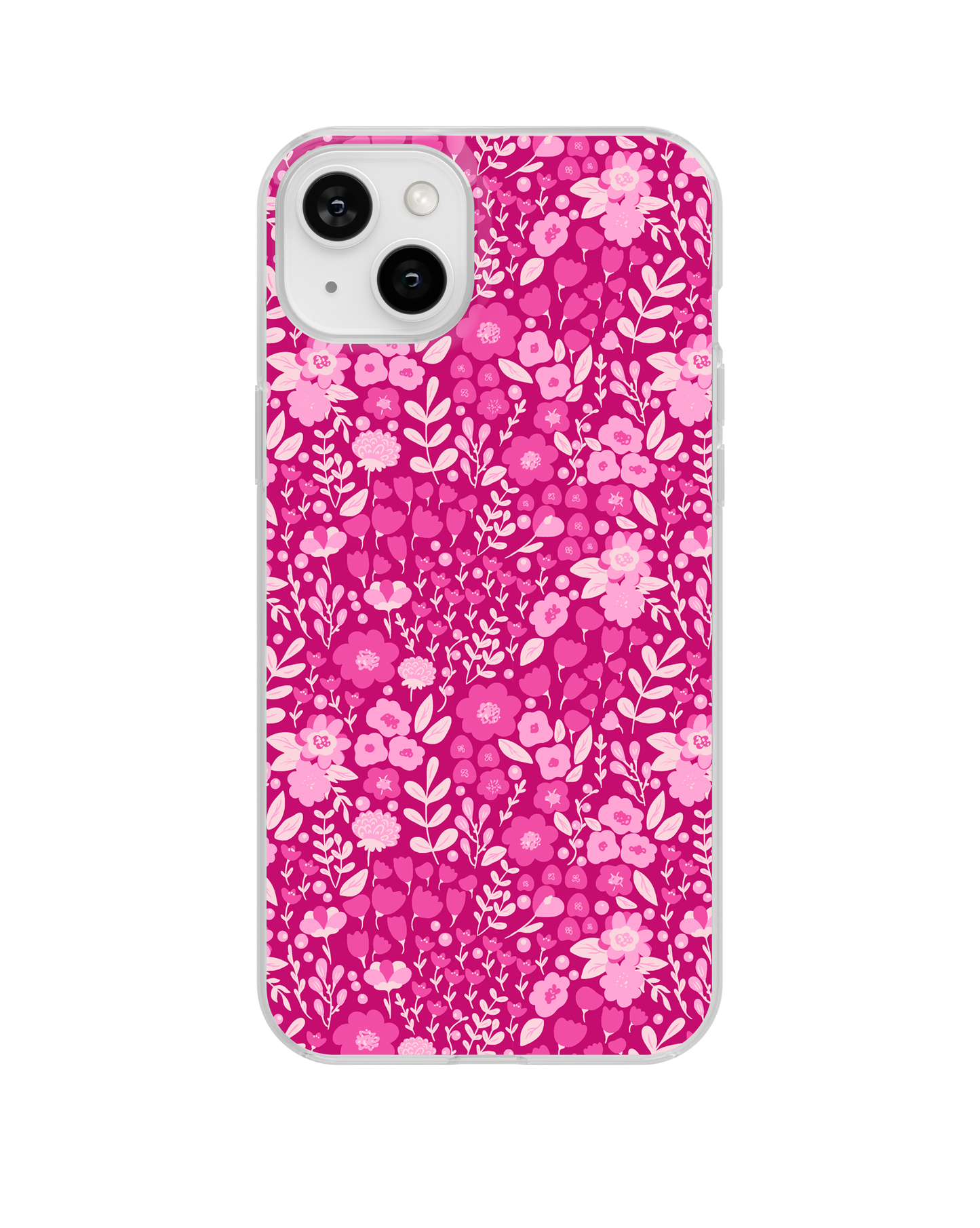 Berry Blossoms (Dark) Clear Case Insert