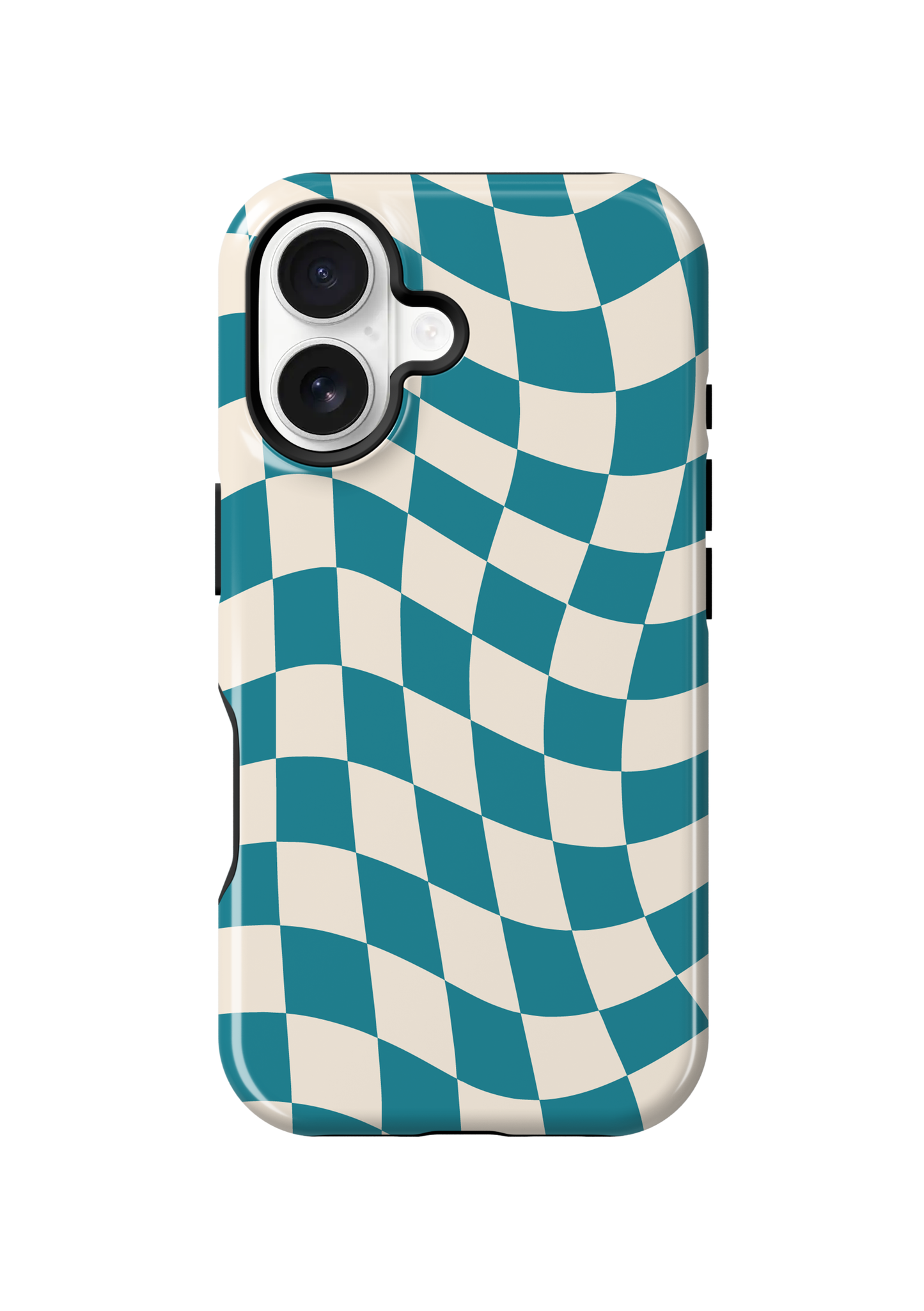 Mermaid Jewel Wavy Checkers II Phone Case