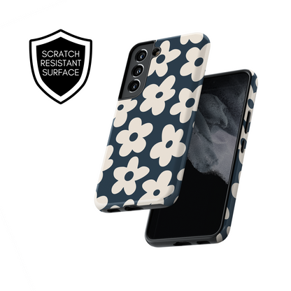 Midnight Big Blooms Galaxy Case