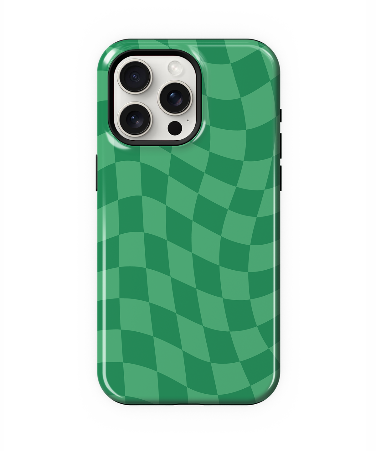 Emerald City Wavy Checkers Phone Case