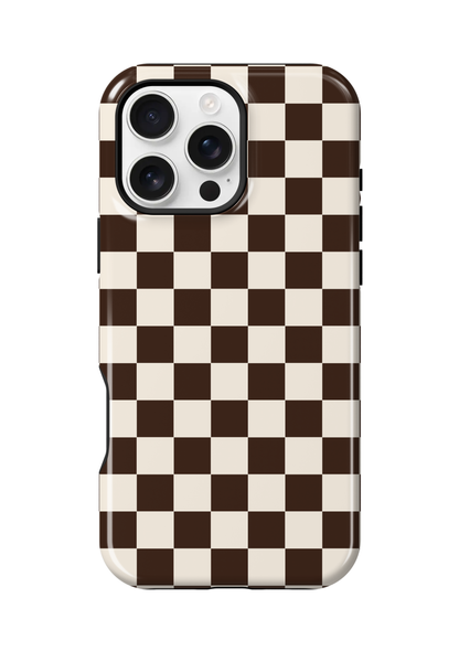 Espresso Checkers II Phone Case