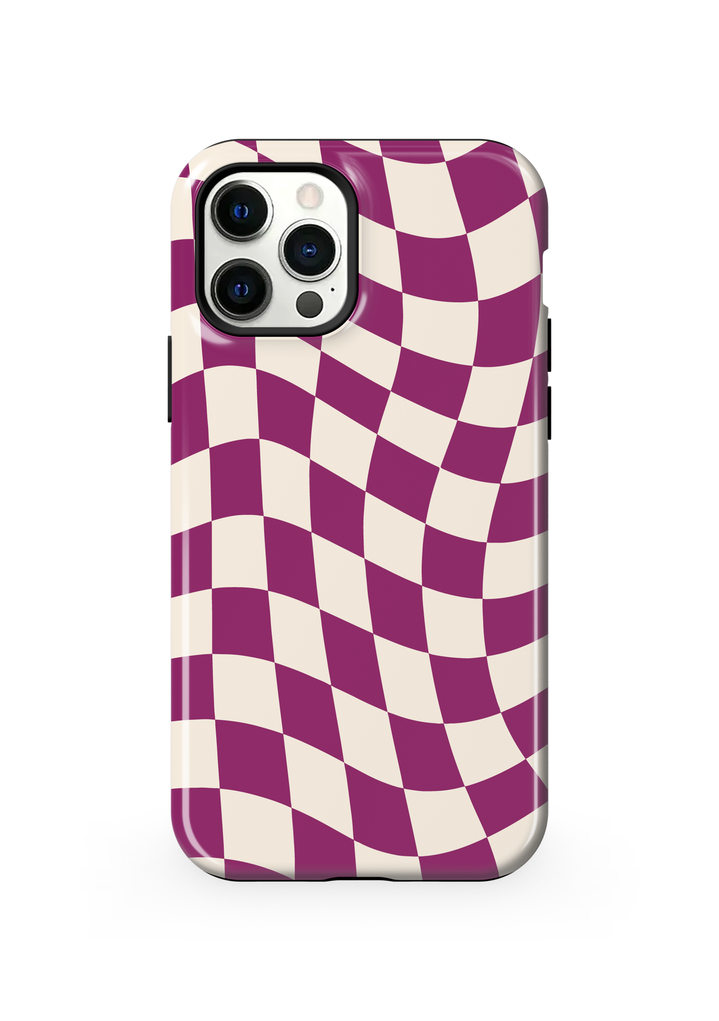 Velvet Wavy Checkers II Phone Case