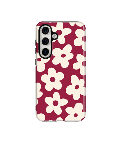 Black Cherry Big Blooms Phone Case