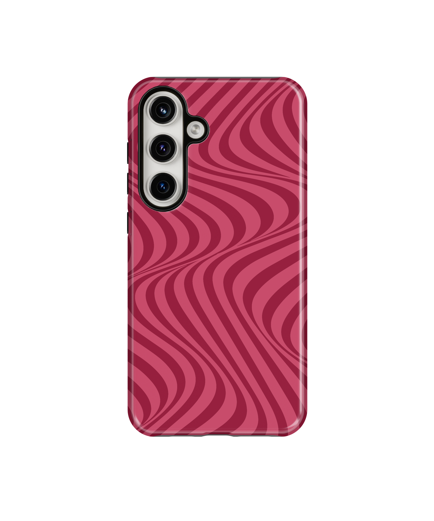 Black Cherry Swirls Phone Case