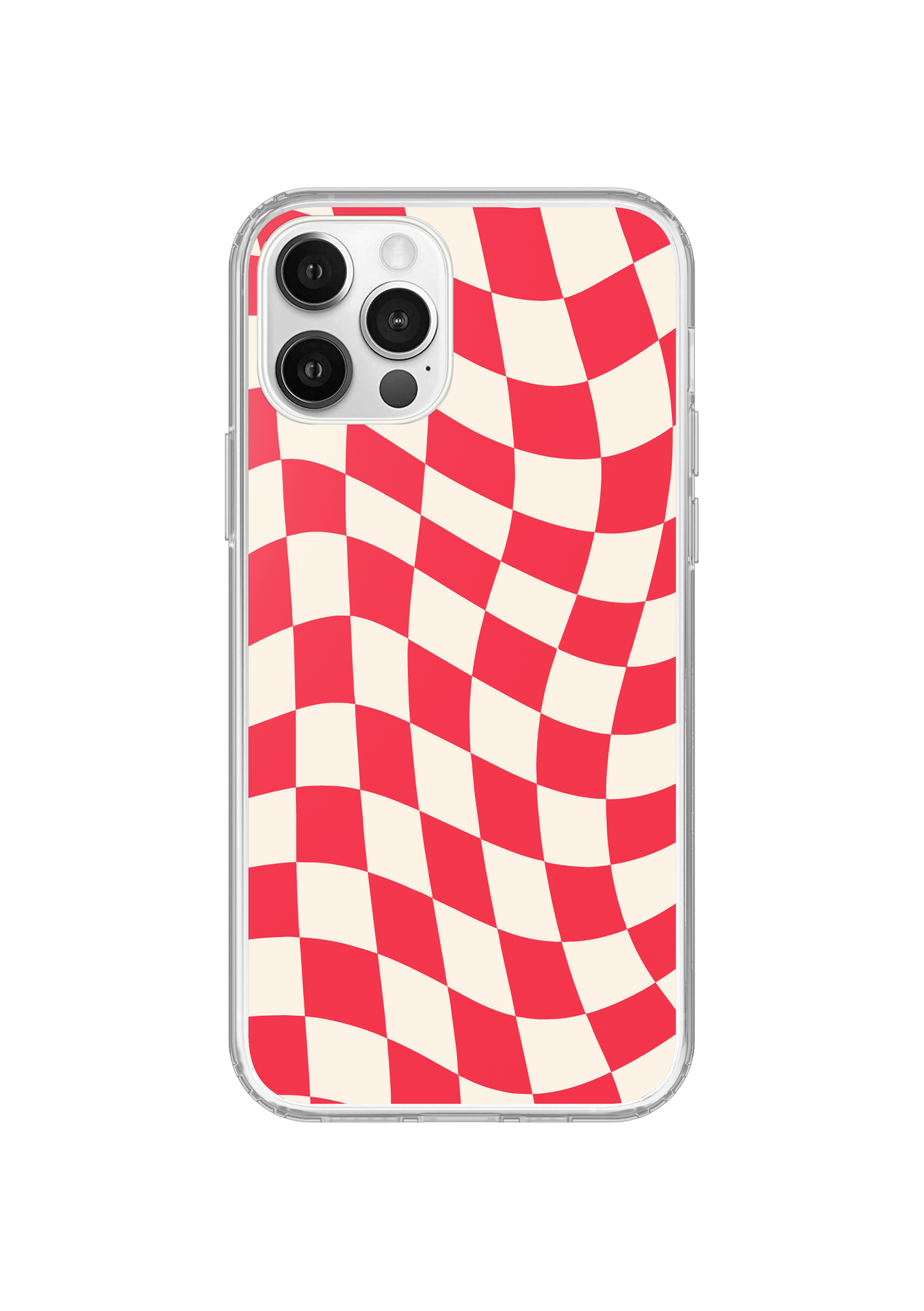 Vermillion Wavy Checkers II Clear Case Insert