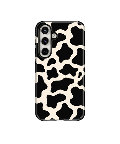 Onyx Cow Print Phone Case