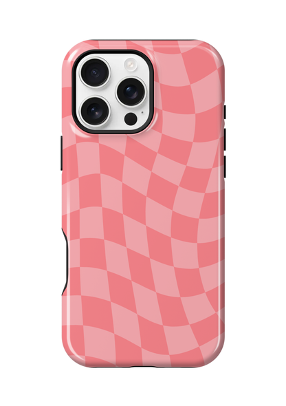 Rose All Day Wavy Checkers Phone Case