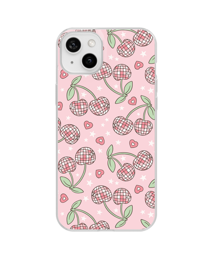 Pastel Disco Cherries Clear Case Insert