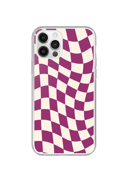 Velvet Wavy Checkers II Clear Case Insert