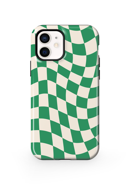 Emerald City Wavy Checkers II Phone Case