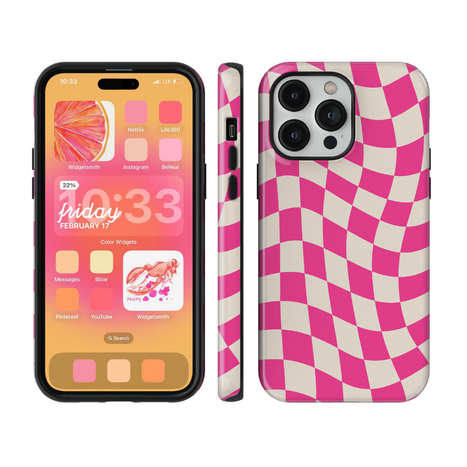 It Girl Wavy Checkers II Phone Case