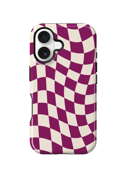 Velvet Wavy Checkers II Phone Case