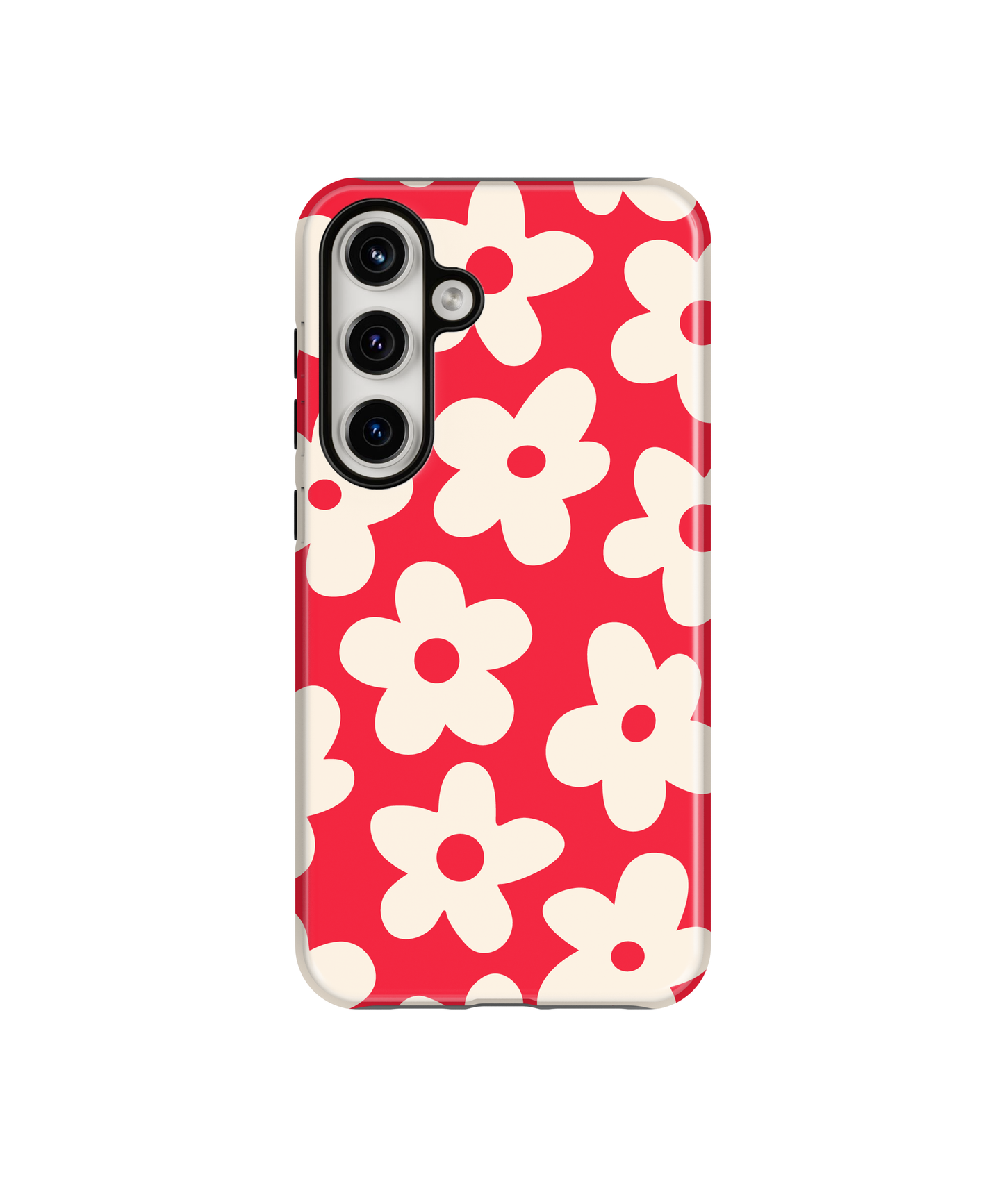 Vermillion Big Blooms Phone Case