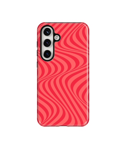 Vermillion Swirls Phone Case