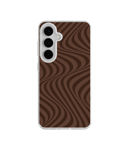 Espresso Swirls Clear Case Insert