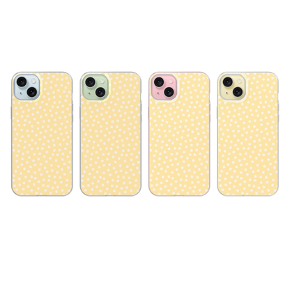 Banana Whispers Dots Clear Case Insert