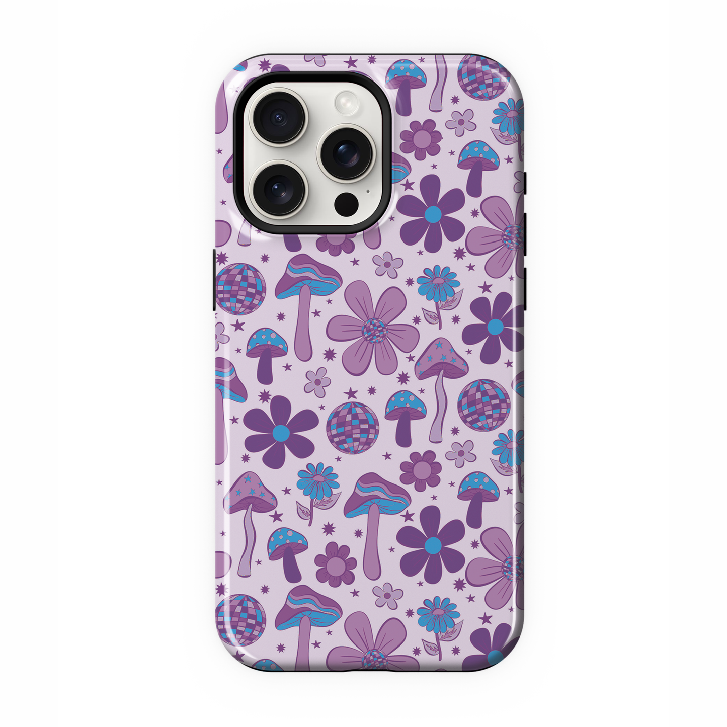 Purple Fungi Fantasia iPhone Case