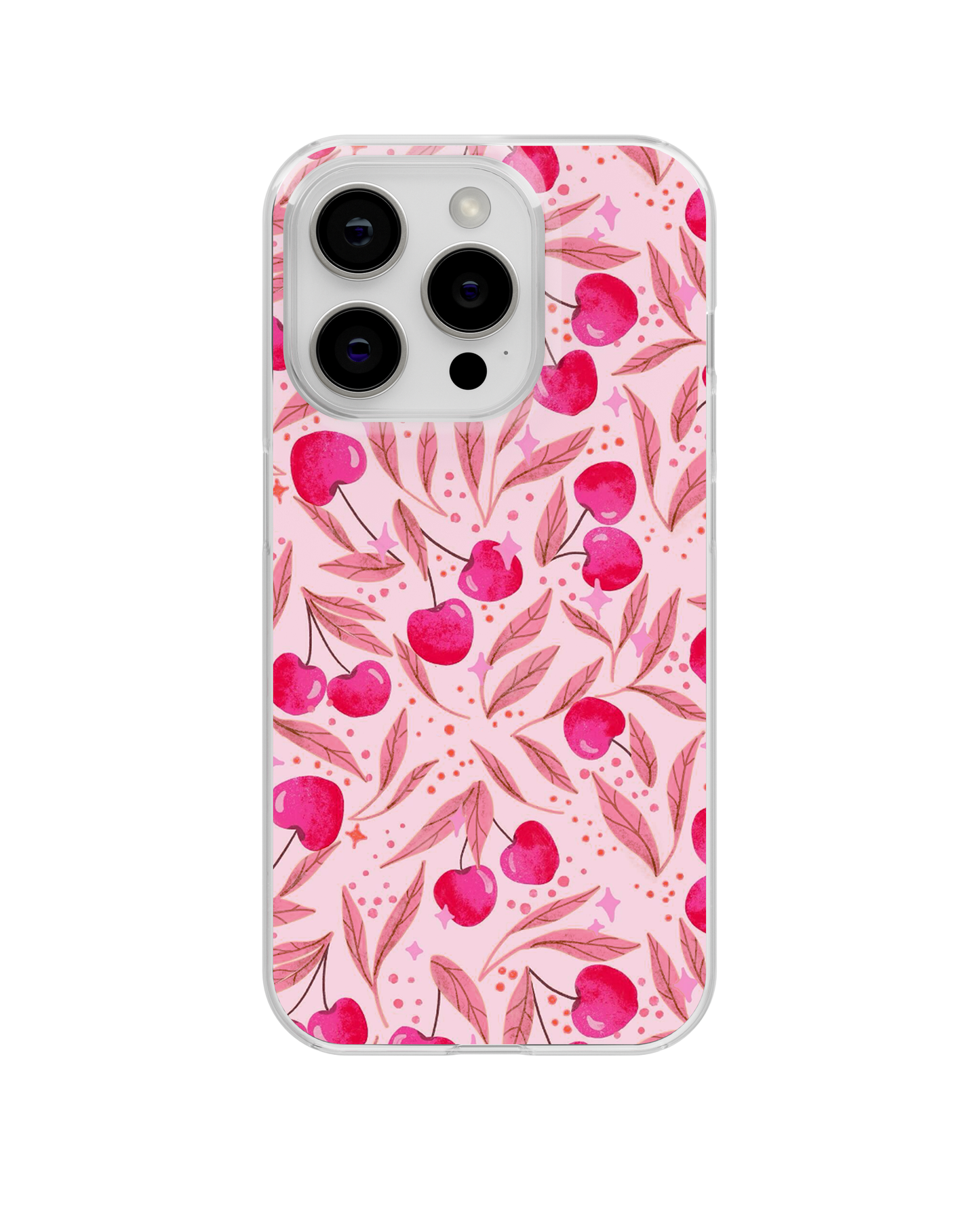 Grenadine Cherry Charm Clear Case Insert