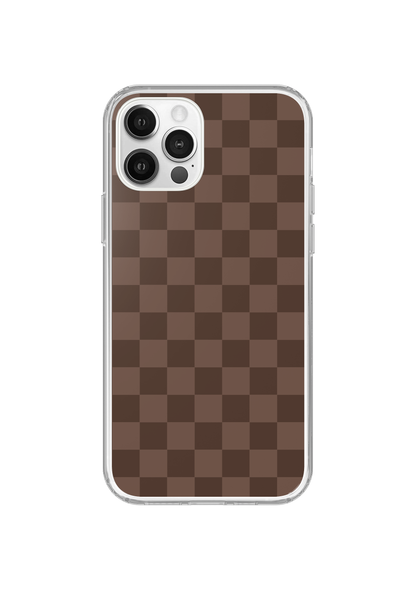 Espresso Checkers Clear Case Insert