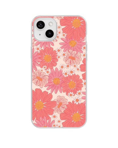 Pink Summer Blooms Clear Case Insert