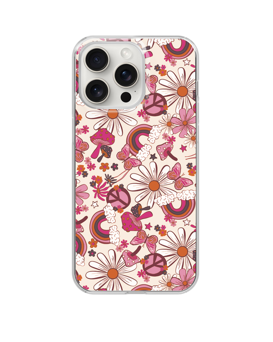 Cream Flower Child Clear Case Insert