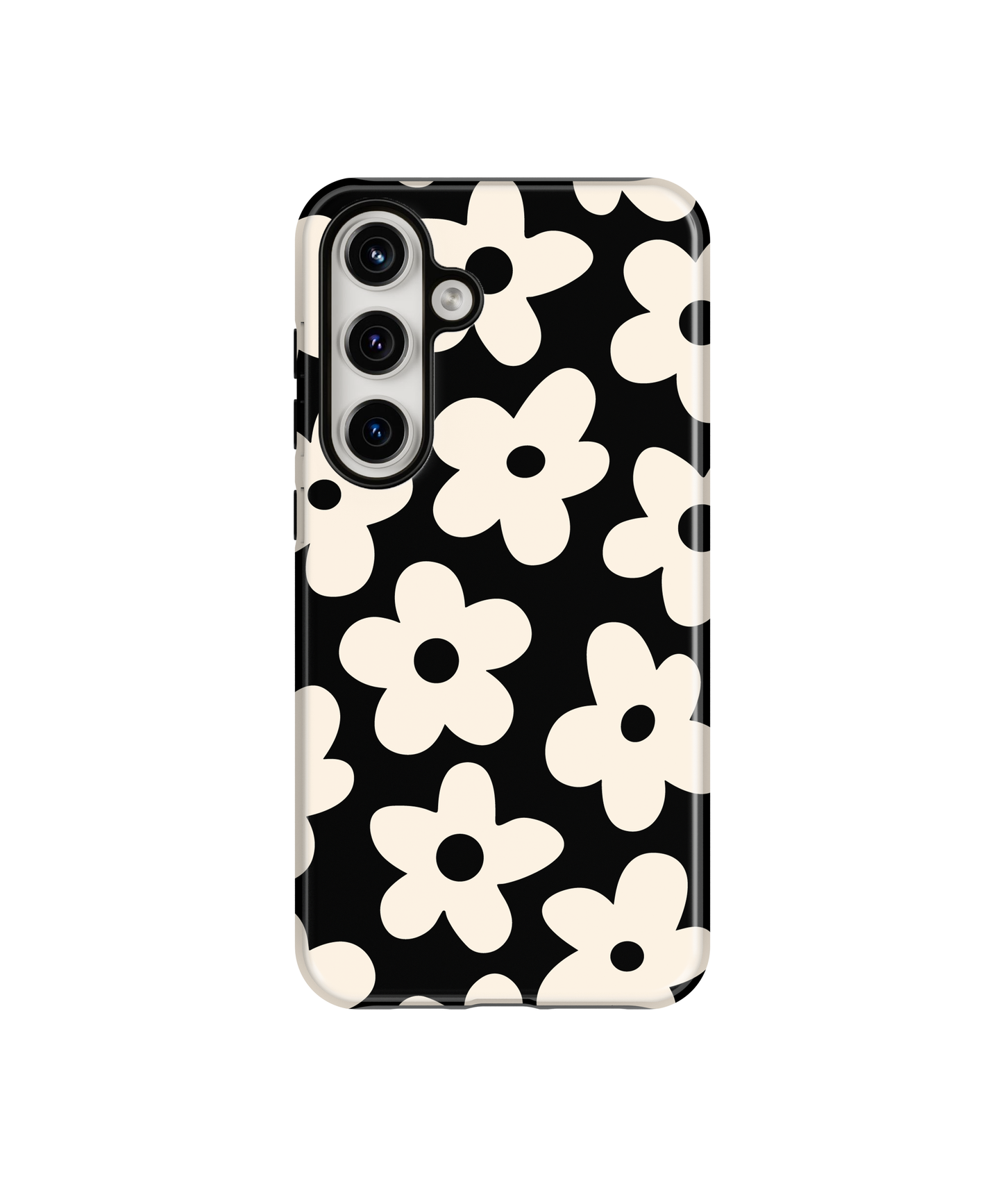 Onyx Big Blooms Phone Case