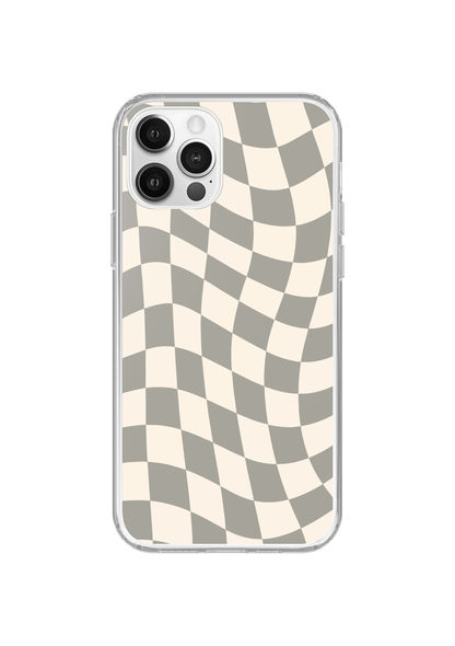 River Rock Wavy Checkers II Clear Case Insert