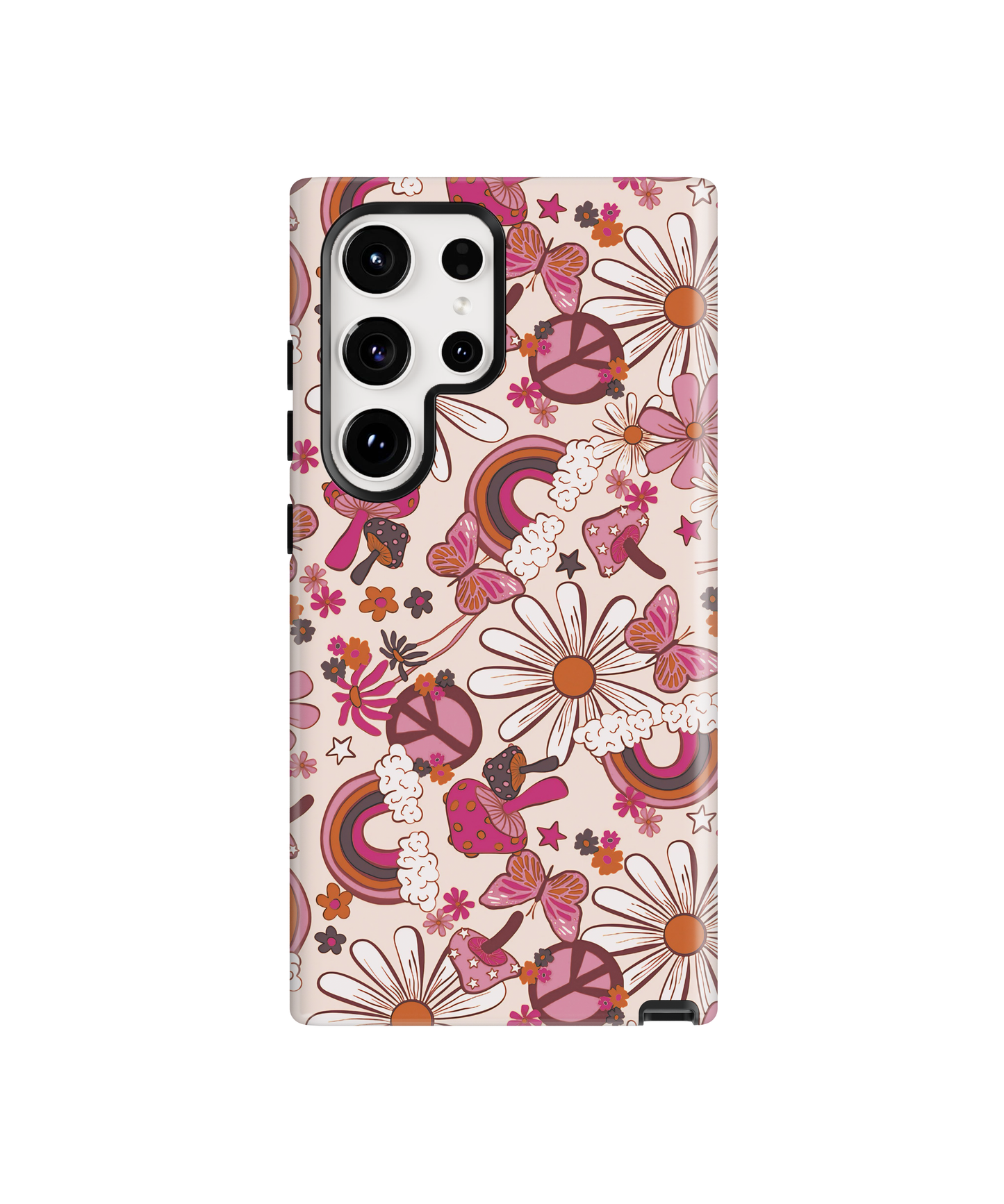 Cream Flower Child Phone Case