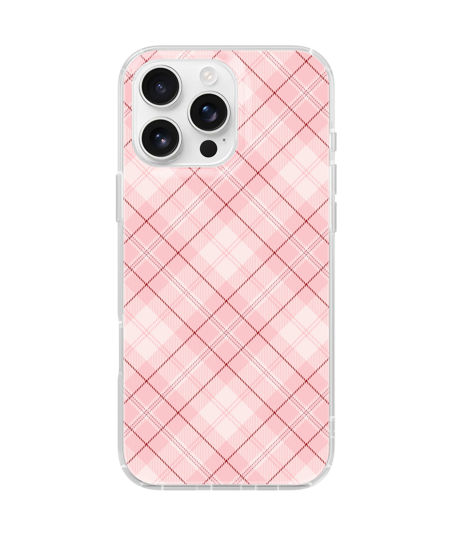 First Kiss Plaid Clear Case Insert