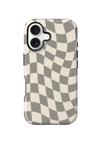 River Rock Wavy Checkers II Phone Case