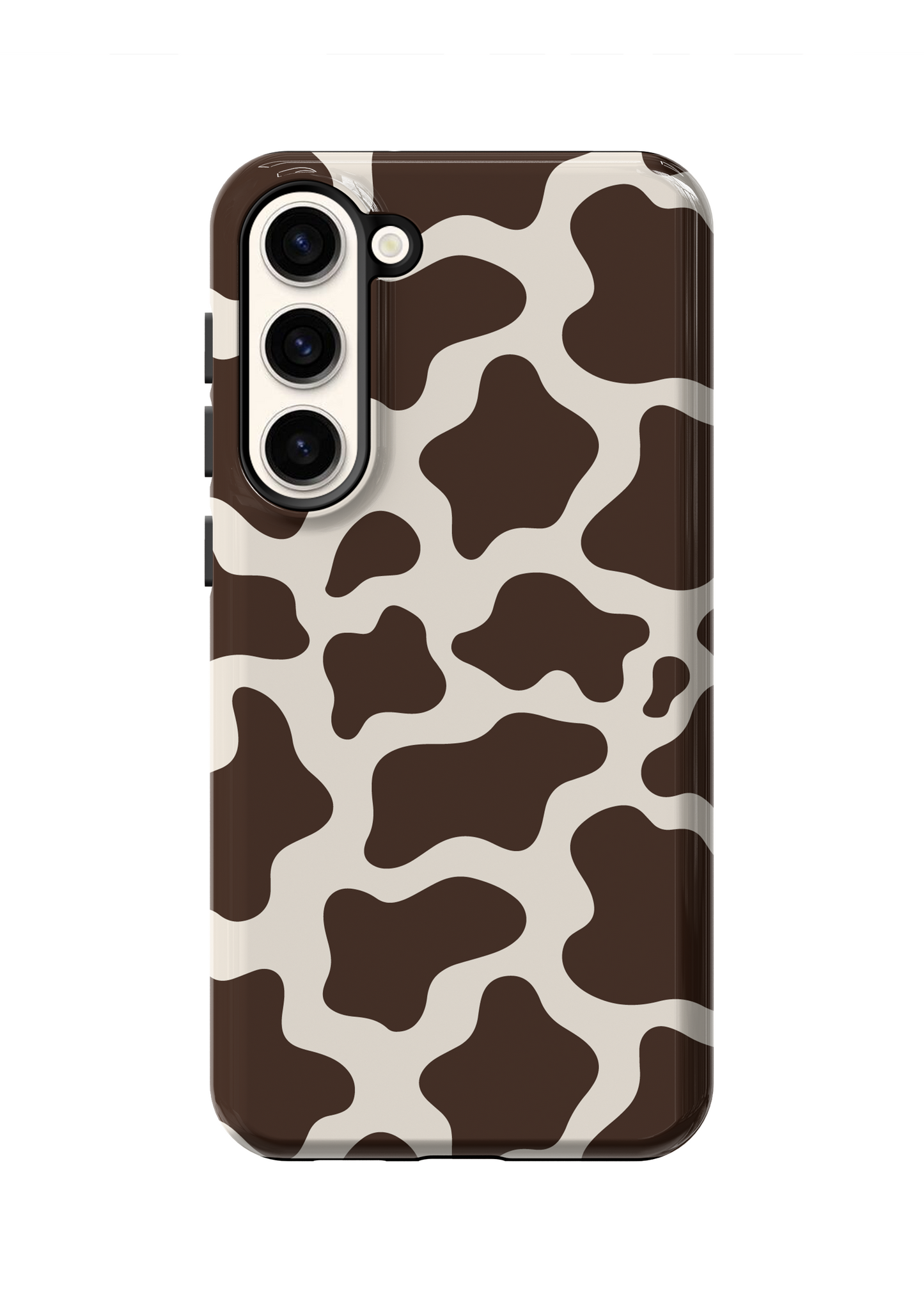 Espresso Cow Print Phone Case