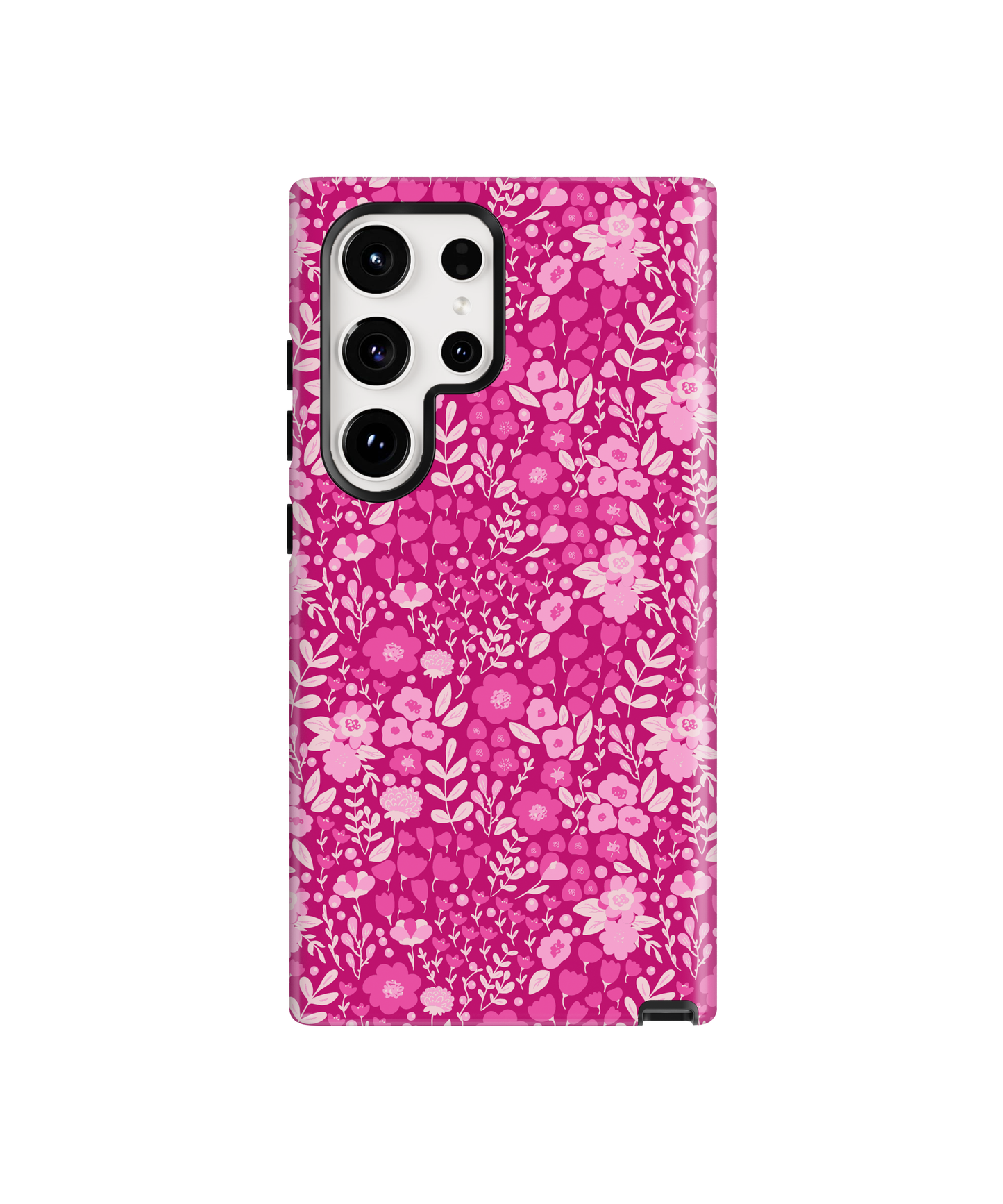 Berry Blossoms (Dark) Phone Case