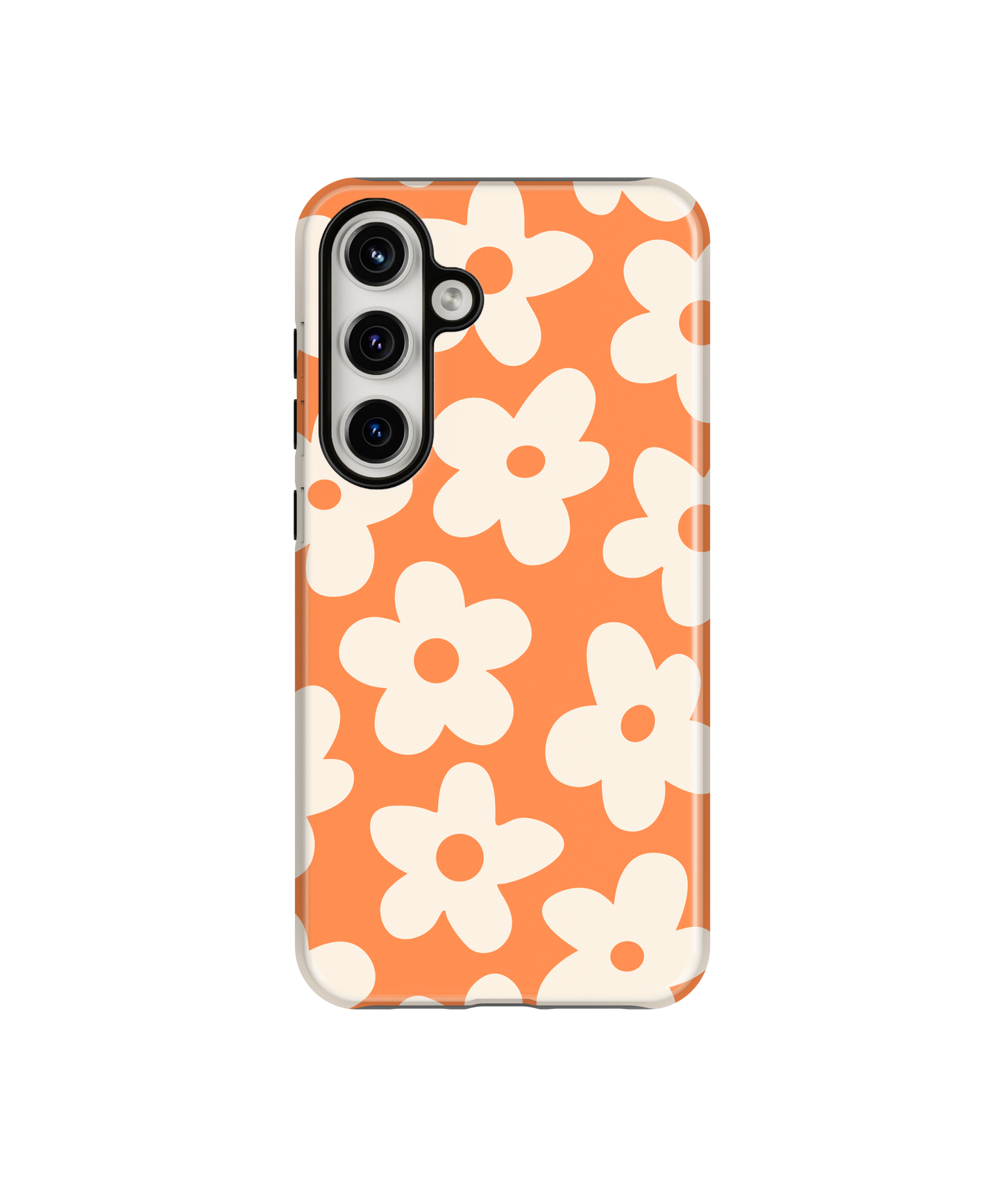 Tangerine Big Blooms Phone Case