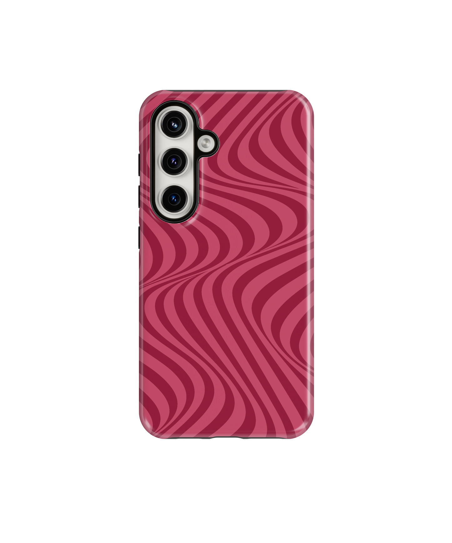 Black Cherry Swirls Phone Case