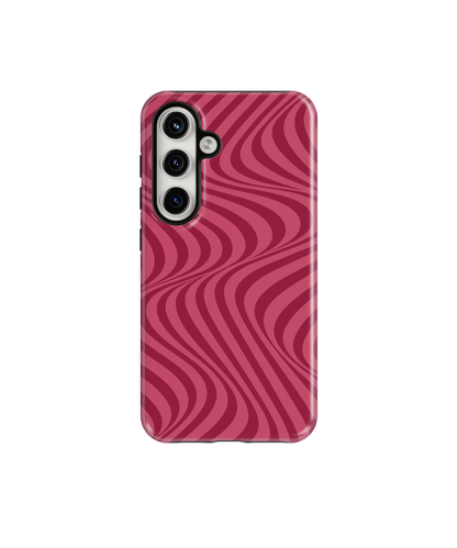 Black Cherry Swirls Phone Case