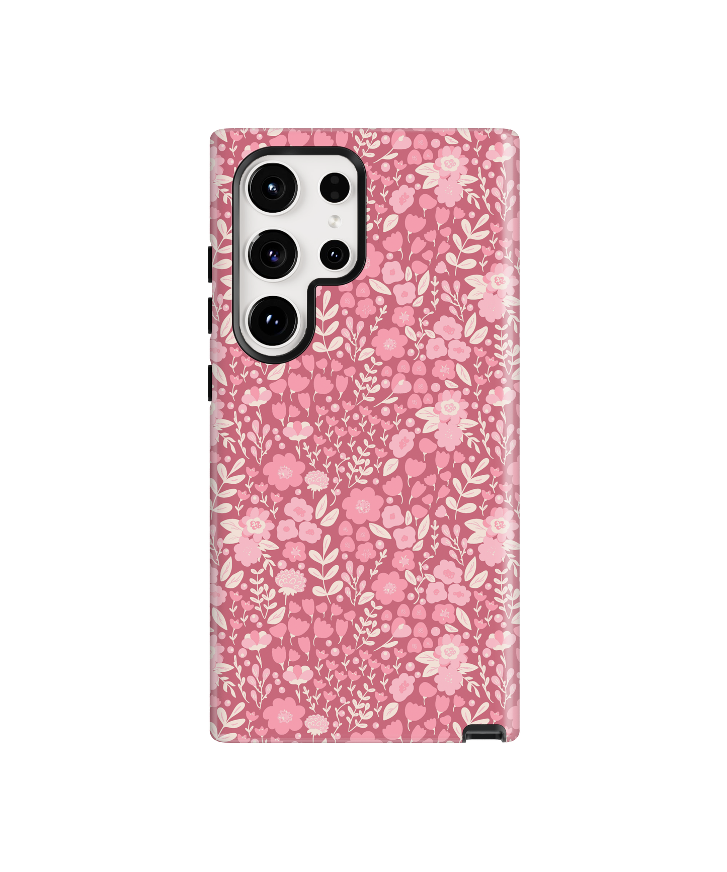 Blush Bouquet (Dark) Phone Case