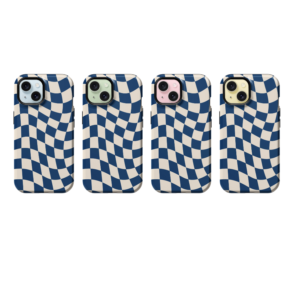 Night Watch Wavy Checkers II Phone Case