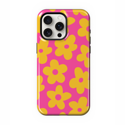 Pink Lemonade Big Blooms Phone Case