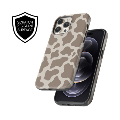 Chestnut Cowprint iPhone Case