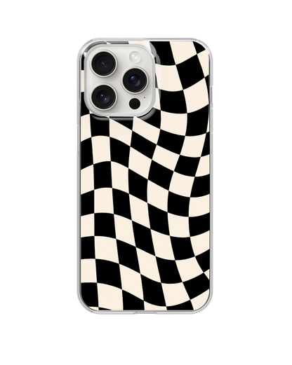 Onyx Wavy Checkers II Clear Case Insert