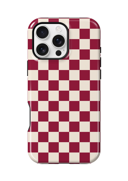 Black Cherry Checkers II Phone Case